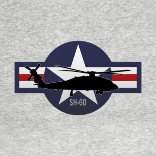 SH-60 Seahawk Military Helicopter T-Shirt